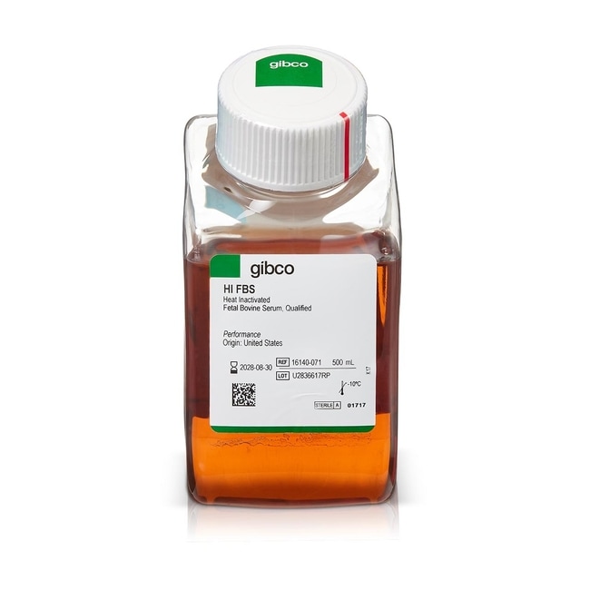 Thermo Fisher Scientific Gibco Fetal Bovine Serum, qualified, heat inactivated, United States