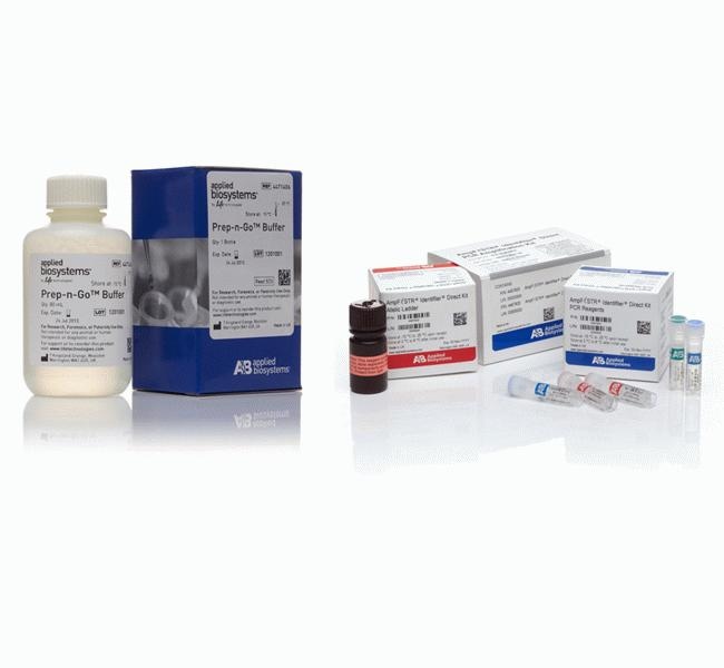 Thermo Fisher Scientific Applied Biosystems AmpFLSTR Identifiler Direct PCR Amplification Kit & Prep-n- Go Buffer, for buccal swabs 