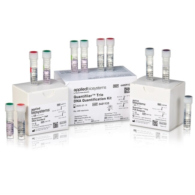 Thermo Fisher Scientific Applied Biosystems Quantifiler Trio DNA Quantification Kit 400 reactions