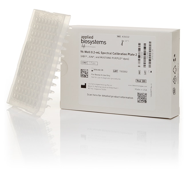 Thermo Fisher Scientific QuantStudio 3/5 Spectral Calibration Plate 2 (ABY/JUN/MUSTANG PURPLE)