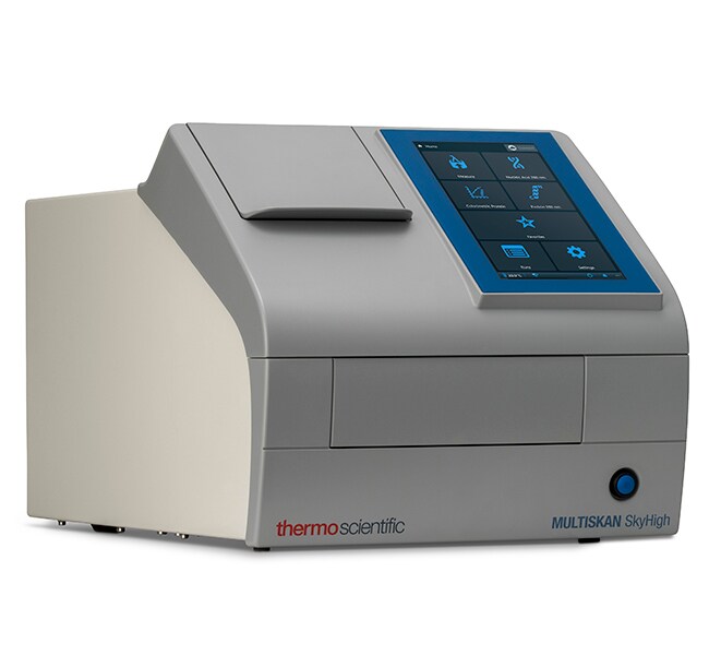 Thermo Fisher Scientific Multiskan SkyHigh Microplate Spectrophotometer with touchscreen and cuvette