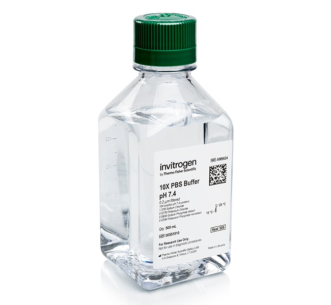 Thermo Fisher Scientific Invitrogen PBS - Phosphate-Buffered Saline (10X) pH 7.4, RNase-free
