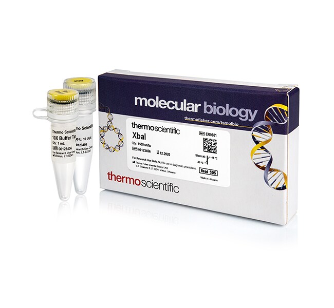 Thermo Fisher Scientific XbaI (10 U/uL), 1,500 Units	