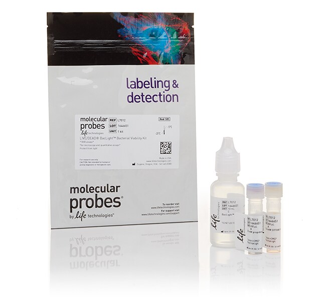 Thermo Fisher Scientific Invitrogen LIVE/DEAD BacLight Bacterial Viability Bacterial Viability Kit, for microscopy & quantitative assays