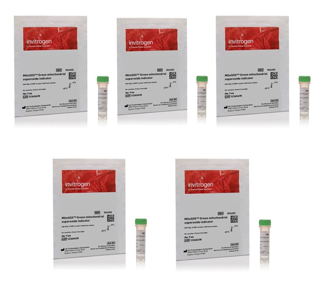 Thermo Fisher Scientific Invitrogen MitoSOX Mitochondrial Superoxide Indicators, for live-cell imaging