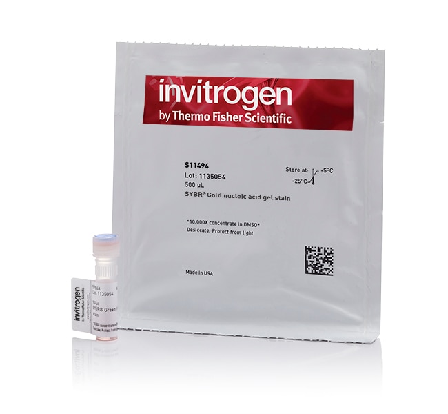 Thermo Fisher Scientific Invitrogen SYBR Gold Nucleic Acid Gel Stain (10,000X Concentrate in DMSO)